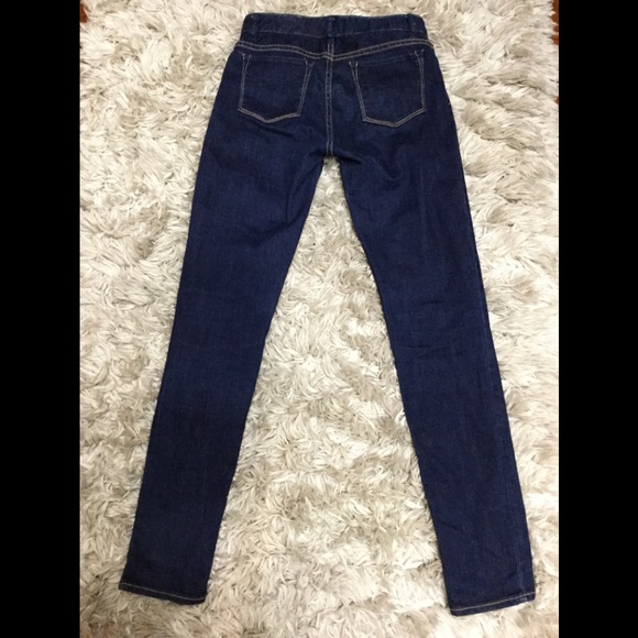 Jean à taille réglable, coupe droite et loose bleu denim • Prix 24,99